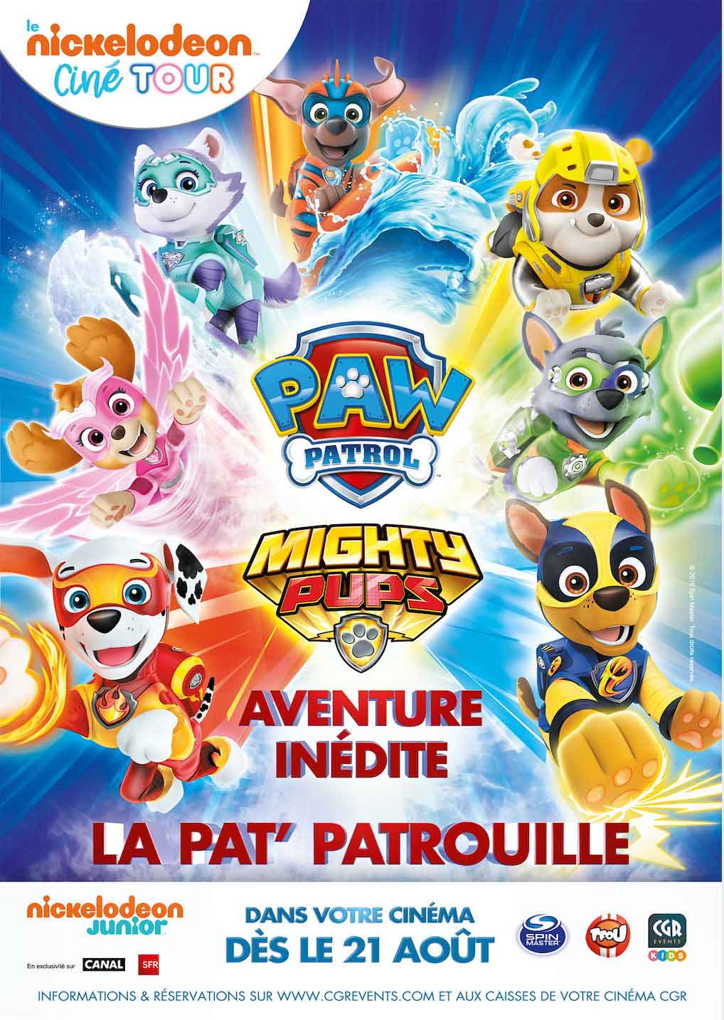 LA PAT' PATROUILLE : LA SUPER PATROUILLE – LE FILM est #1 pour un deuxième  week-end consécutif 