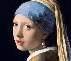 LA JEUNE FILLE À LA PERLE VERMEER