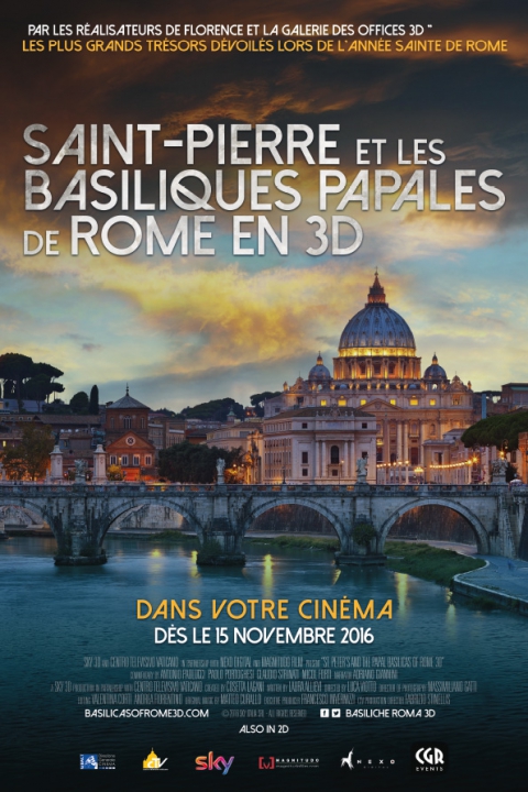 Saint Pierre et les Basiliques Papales de Rome en 3D