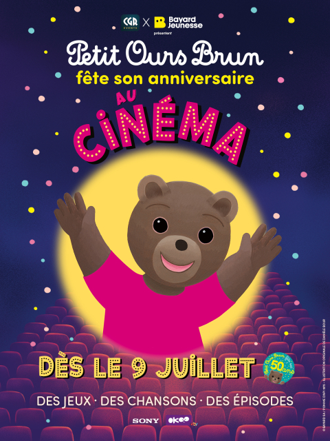Petit Ours Brun fête son anniversaire au cinéma